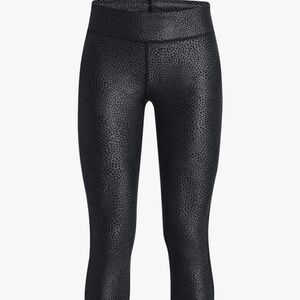 Under Armor UA Amour printed ankle crop athletic leggings size-YLG NWT